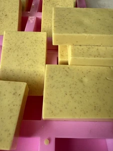 Handmade Turmeric & Ginger Soap with Aloe Vera | 100% Natural 3pcs in 1  - Picture 1 of 9