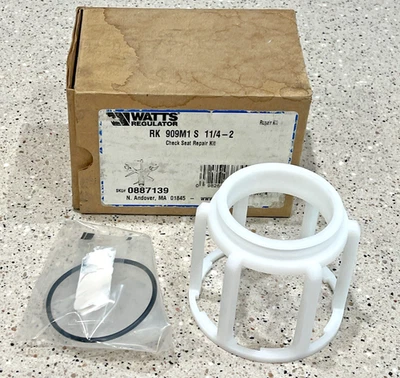 0887139 GENUINE WATTS RK 909M1 - S 1 1/4 - 2 Check Seal Repair Kit *NEW IN BOX* - Image 1 of 4