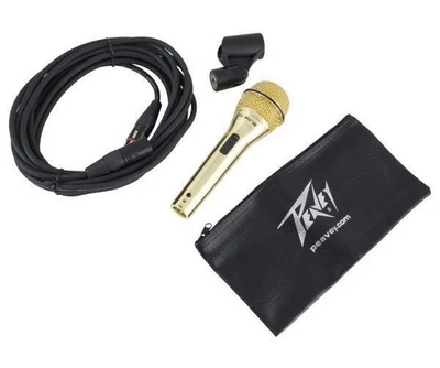 Peavey PVI 2G Gold Cardioid Unidirectional Dynamic Vocal Microphone with XLR - Image 1 of 4