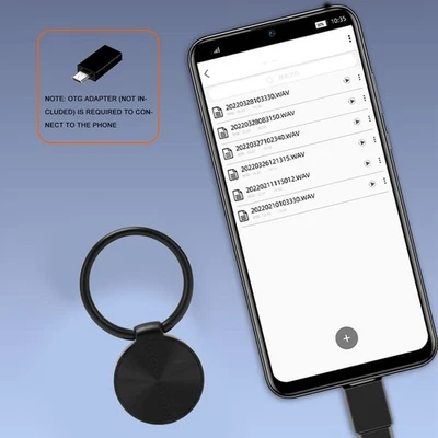 Keychain Voice Recorder 4Gb Ai Smart Hd Noise Reduction Digital Mini Voice R AM - Image 1 of 4