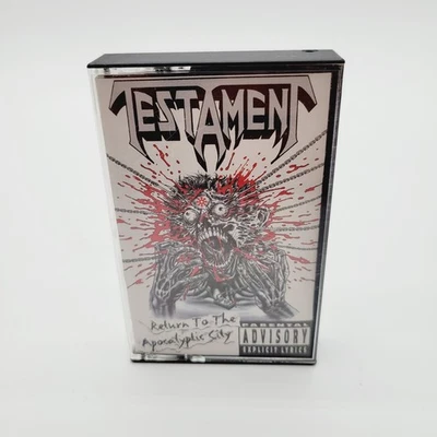 TESTAMENT - RETURN TO THE APOCALYPTIC CITY Cassette  1993 Metal Thrash Album - Image 1 of 4