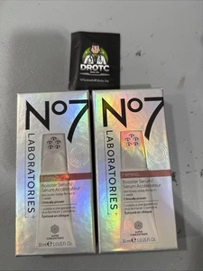 No7 Laboratories Firming Booster Serum (30ml) Brandneu - 2er Pack Bonus Augentuch - Bild 1 von 1