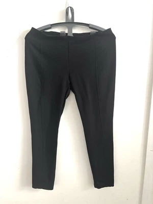 Pantalones Rachel Zoe Mujer Pull On Negro 12 Elastizados Rectos Pierna Ajustada Oficina Carrera Foto 1 de 4