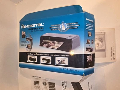 Pandigital Photolink Model PANSCN02 One Touch Scanner Never Used W Memory Card - Image 1 of 4