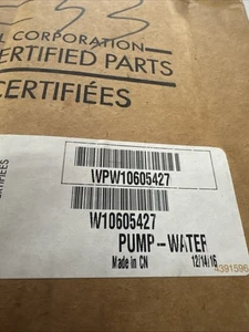 Whirlpool WPW10605427 Ablaufpumpe - grau - Bild 1 von 2