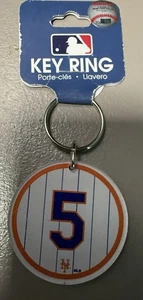 NY METS #5 DAVID WRIGHT RETIREMENT KEY CHAIN 7/19/25 IN HAND - Picture 1 of 1