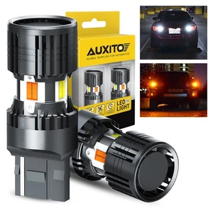 AUXITO 7443 3030smd LED Front Turn Signal Light Bulbs for Silverado 1500 14-18 - Picture 1 of 12