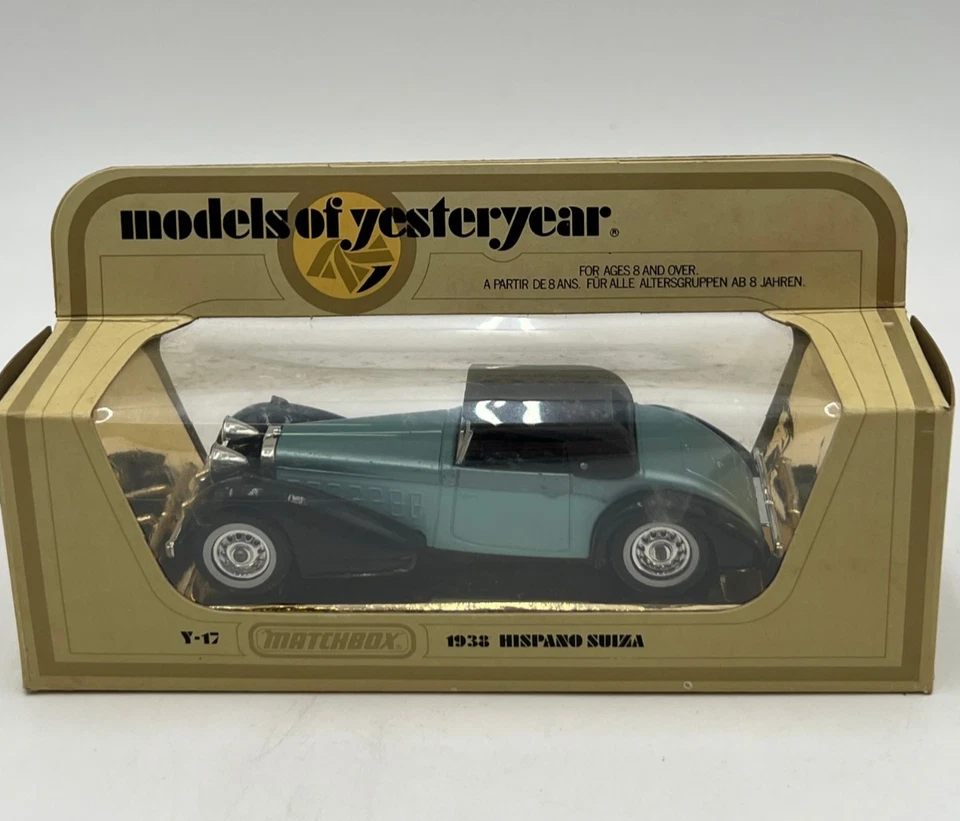 Matchbox Models of Yesteryear Y-17 1938 Hispano Suiza Convertible Lesney w/ Box - Image 1 of 4