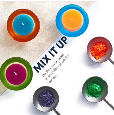 Assorted 8 Packs of Wax Candle Dye Chips Small sample sizes - Image 1 of 4