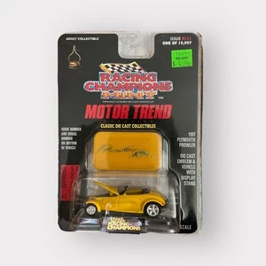 Racing Champions Motor Trend Classic ‘97 #111 Prowler 1:64 DieCast Stand Yellow - Picture 1 of 5