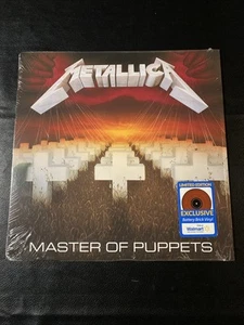 Metallica Master of Puppets Battery Brick Red Vinyl In Shrink Walmart NM Nice! - Picture 1 of 15