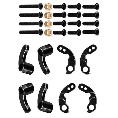 Black CNC Shock Flex Blade Shock Mounts Replacement Parts For TRX4M 1/18 RC Car - Image 1 of 4
