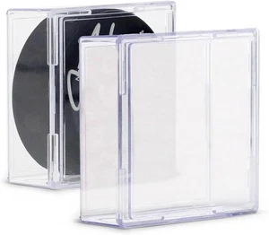 BCW Hockey Puck Display Case Cube Holder 2-Pack, Crystal Clear, Clear  - Picture 1 of 6