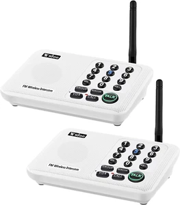 Intercoms Wireless for Home 5280 Feet Range 10 Channel 3 Code, Wireless Inter... - Picture 1 of 1