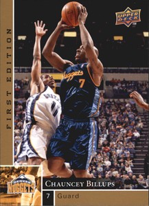 2009-10 Upper Deck First Edition Gold Basketball Card #35 Chauncey Billups