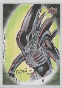 2017 Upper Deck Alien Movie Sketch Cards 1/1 Victor Rodriguez Sketch 4et