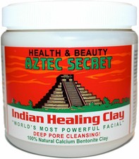 Aztec Indian Healing Calcium Bentonite Clay Face Mask Natural 1lb 100% Genuine