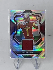 JAHAN DOTSON 2022 Panini Prizm Rookie Silver Jersey Patch Commanders RC #PJ-JD - Picture 1 of 4