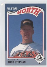 1990 Sportsprint Carolina League All Stars Todd Stephan #3