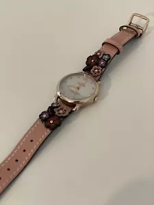 Coach Delancey Floral Appliqué Watch - Picture 1 of 9