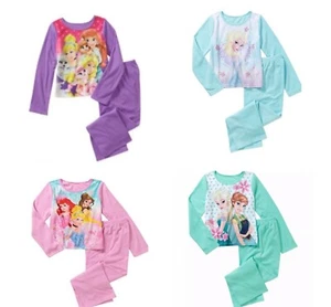 *NWT - DISNEY PRINCESS - 2-PC FLANNEL SLEEPWEAR SET - Picture 1 of 15