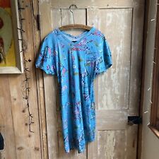 Vivienne Westwood Anglomania Scribble Illustration Multicolour Printed Dress s 8