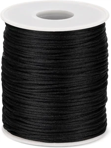 1.5MM 110 Yards Nylon Necklace Cord, Wind Chime Braided Lanyard String Jewelry - Picture 1 of 11