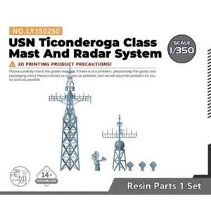 Piezas de actualización de modelo LY350250 1/350 para mástil y radar clase USN Ticonderoga - Imagen 1 de 3