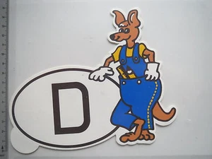 Aufkleber Sticker Autoaufkleber Länderkennzeichen Deutschland - Känguru (M1510) - Bild 1 von 1