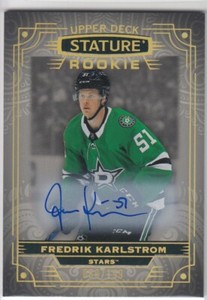 FREDRIK KARLSTROM  - 22/23 STATURE ROOKIE AUTOGRAPH #060/199