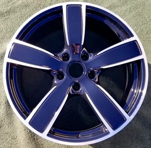 Factory Porsche Boxster Cayman Wheel 718 Black 20 OEM Front 67172 982601025KC9X - Picture 1 of 10