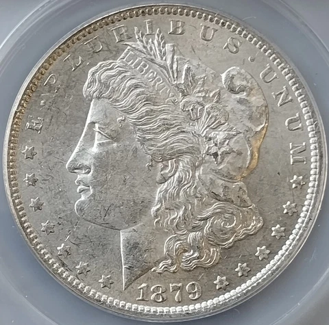 1879-O Morgan Silver Dollar - Mint State MS60 (Looks MS62) UNCIRCULATED BEAUTY! Cover