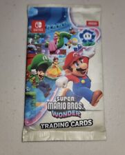 Nintendo Switch Super Mario Bros Wonder Trading Card Pack Only - NEW SEALED
