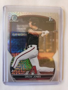 2023 Bowman - Chrome Prospects  Mojo Refractor #BCP-25 Druw Jones (RC)
