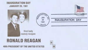 REAGAN - BUSH INAUGURATION 1981 - HM Cachet - Bild 1 von 1