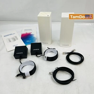 LINKSYS WHW03-RM2 2pk Velop Tri-band Whole Home Wi-fi - Remanufactured - Image 1 of 4