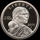 2000 S Native American Sacagawea Dollar Gem Deep Cameo Proof Us Mint Coin!