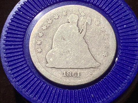 1861 Seated Liberty Quarter Cover
