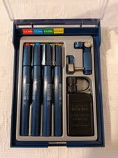 PENNE a inchiostro di china 4 STAEDTLER MARS MATIC 700 per disegno tecnico punta