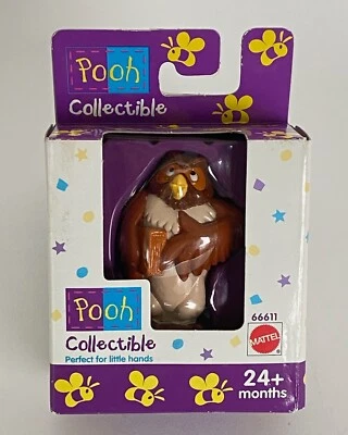 КОЛЛЕКЦИОННАЯ ФИГУРКА СОВЫ ВИННИ-ПУХА MATTEL ARCOTOYS 1999 ВОЗРАСТ 24+МЕСЯЦА КАК НОВАЯ В КОРОБКЕ - Изображение 1 из 3
