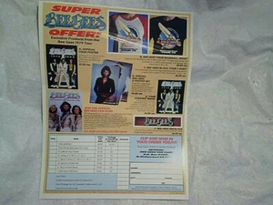 1979 BEE GEES FAN CLUB SUPER ANGEBOT DIE LEGENDE ZWEISEITIGER FLYER, Poster, T-Shirts - Bild 1 von 4
