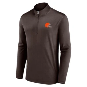 Fanatics Men’s Cleveland Browns 1/4 Zip Underdog Jacket Jersey Extra Large XL - Picture 1 of 9