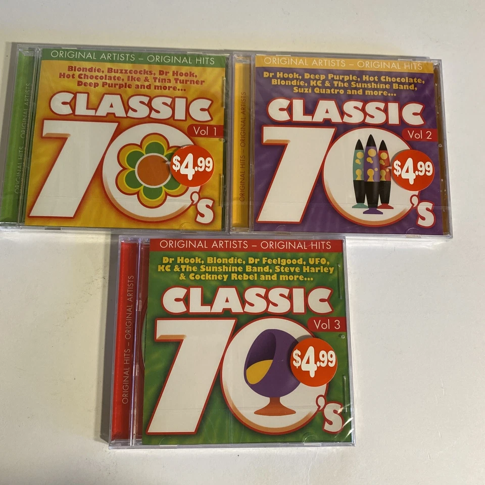 Classic 70's Vol 1 Music Album CD - AU Stock