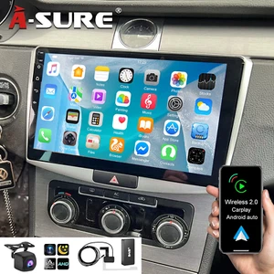 DAB+ CarPlay For VW Passat B6/B7/CC 2010-15 Car Stereo Radio Android 14 GPS+ RDS - Picture 1 of 16