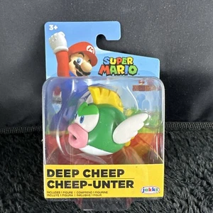 Nintendo Super Mario DEEP CHEEP CHEEP-UNTER 2.5" Figura Jakks Pacific Mario - Imagen 1 de 6