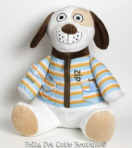 Avon Tiny Tillia Plush Puppy Dog Zip Button Snap Learning Plush Toy EUC - Picture 1 of 2