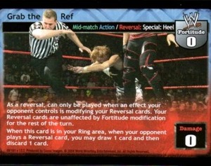 2004 Comic Images CCG WWE Raw Deal Vengeance 89/181 Grab the Ref - Imagen 1 de 1