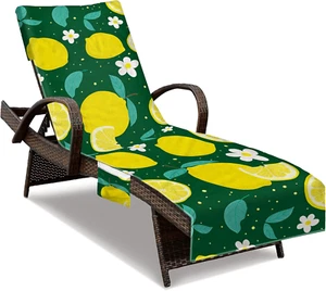 Lounge Chair Towel Cover, Beach Chair Cover (Pack of 2), Pool Lounge Chair Cover - Picture 1 of 12