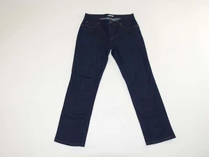 Eileen Fisher Women's Straight Leg Jeans Size 8 Petite Stretch Dark Blue Denim P - Picture 1 of 6