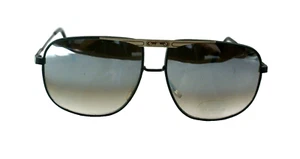 NWT Vintage 90's Large Square Metal Sport Sunglasses (M.Black) - Picture 1 of 5